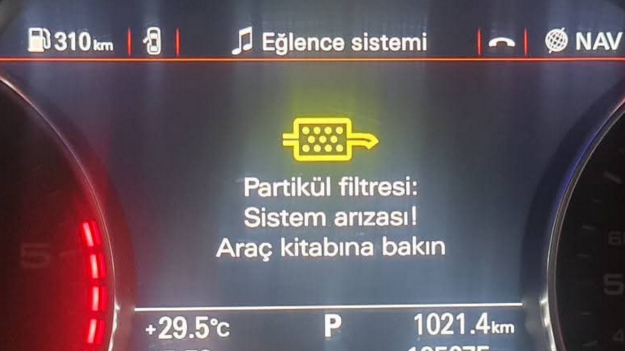 Partikül Filtresi: Sistem Arızası! Araç Kitabına Bakın Uyarısı